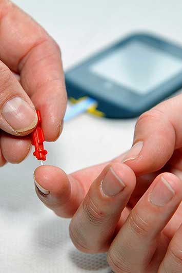 DMP-Patienten mit Diabetes mellitus